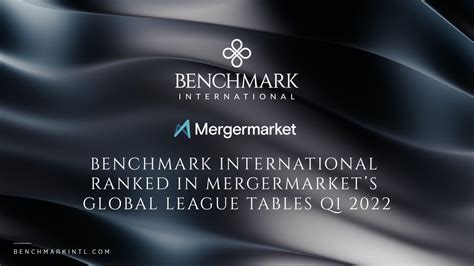 Benchmark International Ranked In Mergermarkets Global League Tables