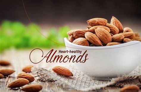 Eat almonds for a healthy heart