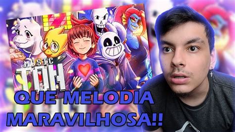 QUE SOM LINDO REACT Determinação Undertale Pacifista Papyrus