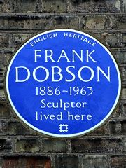 Frank Dobson Blue Plaque Open Plaques