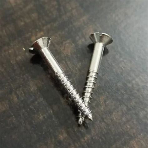 MILAP PRODUCTS Ss Stainless Steel Wood Screw For Fixing Boxes Half