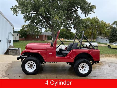 1958 Willys Cj 5 112284 Miles Red 4 Cyl 3 Speed For Sale