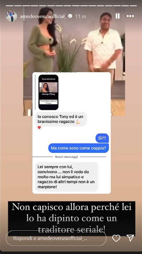 Jenny E Tony Chi La Coppia Di Temptation Island Spunta La