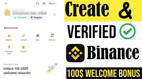 How To Get Verified On Binance Create Binance Account Youtube