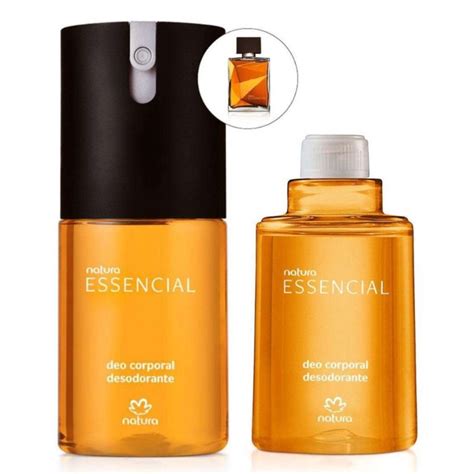 Natura Essencial Masculino Desodorante Corporal Refil Brinde