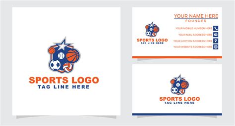 sports logo design free download 24266307 Vector Art at Vecteezy