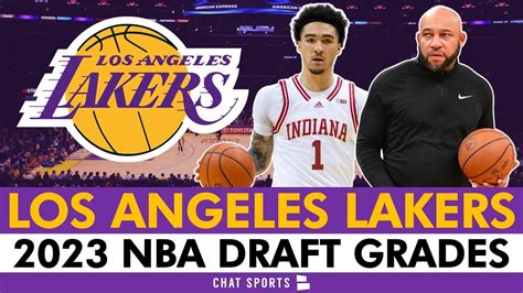 Los Angeles Lakers Draft Grades Jalen Hood Schifino And Maxwell Lewis