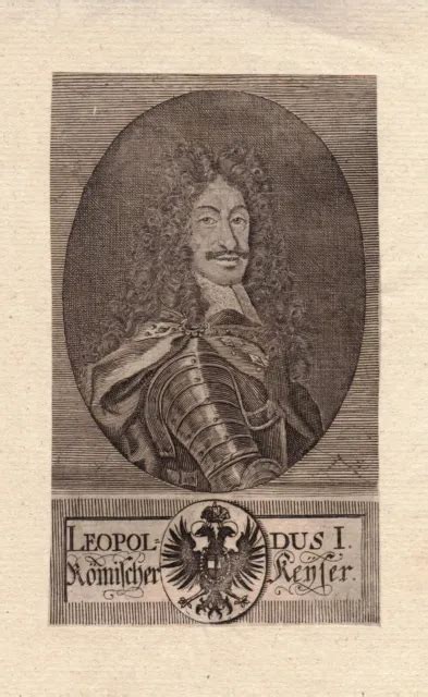 Portrait Xviie L Opold Ier De Habsbourg Roi De Hongrie Empereur Du