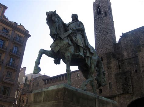 Estatua Ecuestre Ramon Berenguer Iii El Grande 1888 De Josep