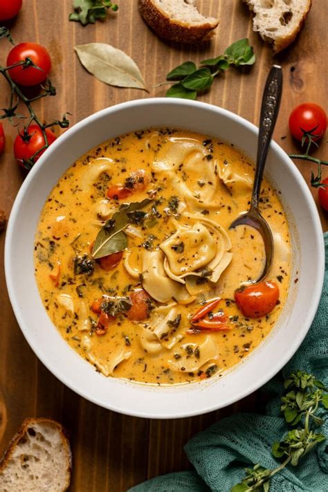 Creamy Tuscan Tortellini Soup Orchids Sweet Tea