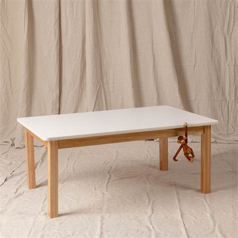 Table Top Rectangle White 120 x 75cm – Kids By Design