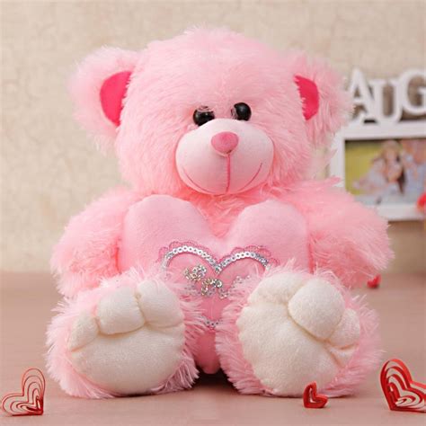 Feet Big Pink Teddy Bear With Red I Love You Heart Atelier Yuwa Ciao Jp