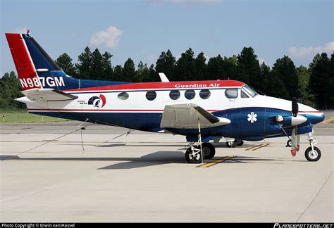 N987GM Private Beechcraft E90 King Air Photo By Erwin Van Hassel ID