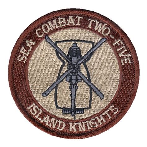 Hsc 25 Round Bullet Patch Helicopter Sea Combat Squadron 25 Patches