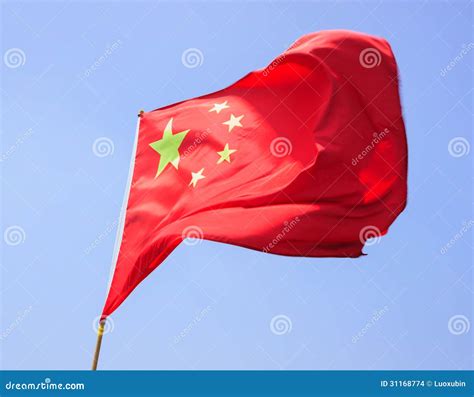 Chinese National Flag Stock Photo Image Of Clear Flag 31168774