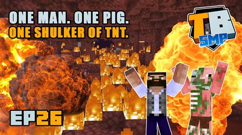 Ancient Debris Mining With All The Tnt Truly Bedrock Season