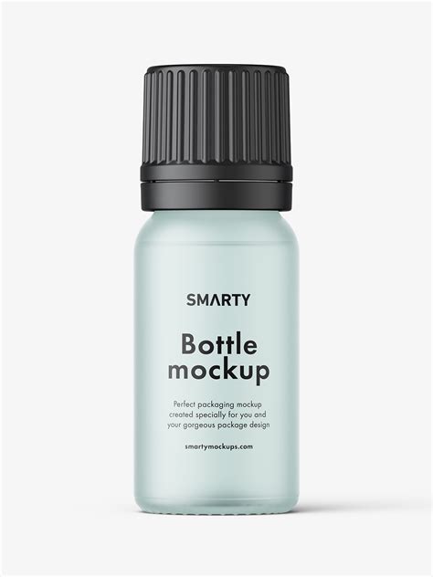 Essential Oil Bottle Mockup Frosted Smarty Mockups