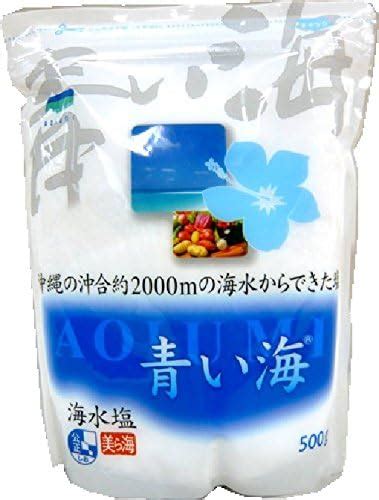 Jp （株）青い海 沖縄の海水塩 青い海＜500g＞12袋 ケース販売品 食品・飲料・お酒