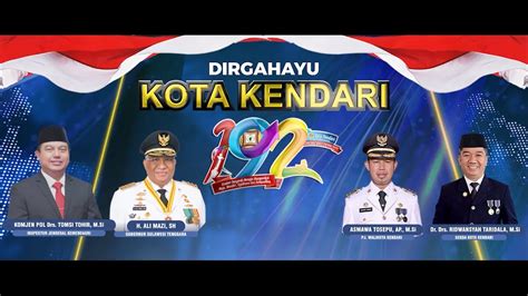 Live Upacara Peringatan Hut Kota Kendari Ke Youtube