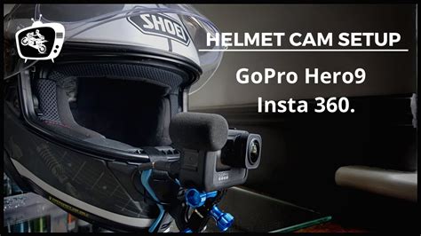 The Best Helmet Gopro Motovlogger Setup Gopro Hero 9 Black Insta 360 Tutorial Youtube