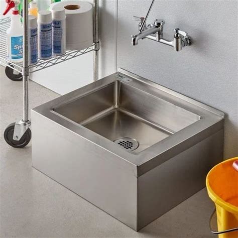 Essem Silver Stainless Steel MOP Sink at Rs 12500 in Kolkata | ID ...