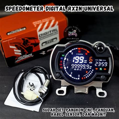 Speedometer KOSO Rx2n FULL Indicator DIGITAL SPIDOMETER KOSO Rx2n SPEDO