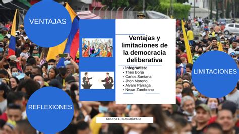 Ventajas Y Limitaciones De La Democracia Deliberativa By Santana Cede O