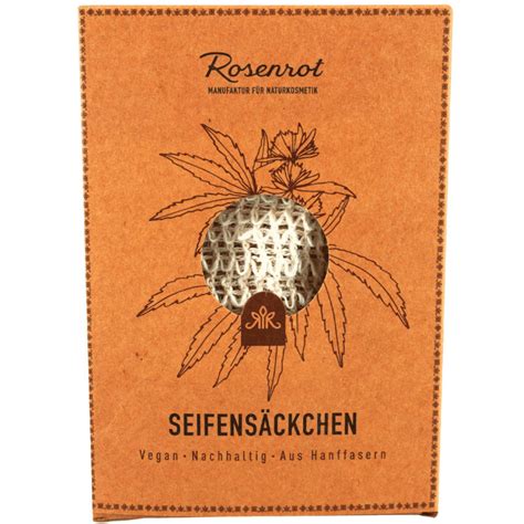 Seifens Ckchen Aus Hanffasern St Ck Rosenrot Mr Vegan No