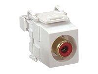 Leviton QuickPort RCA 110 Type Modular Insert UTP White 1 Port