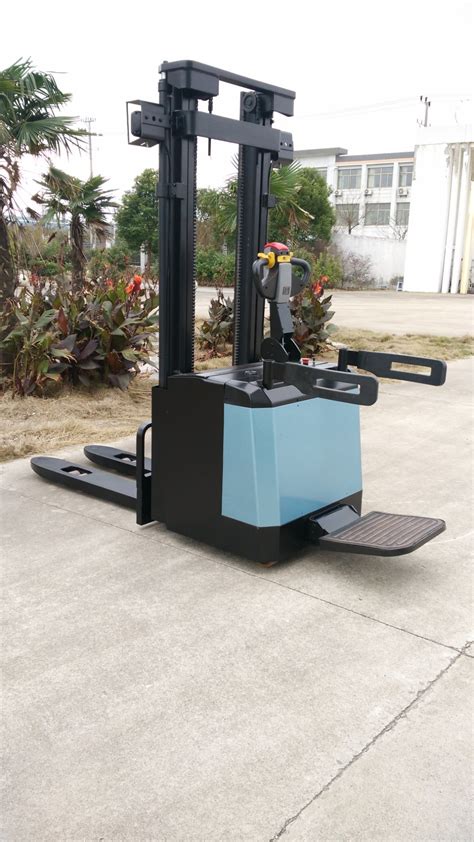 Ton Kg Kg Walkie Electric Pallet Stacker Full Electric