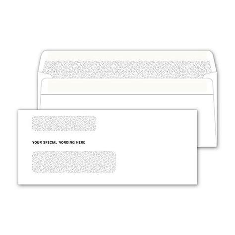 Business Check Envelope Single Window Personalized Designsnprint