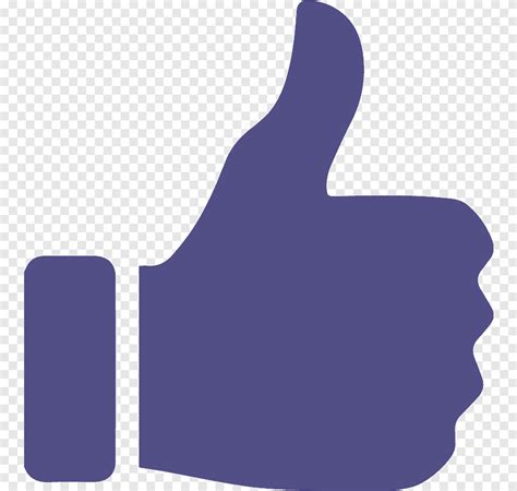 Thumb Signal Thumbs Up Purple Hand Png Pngegg