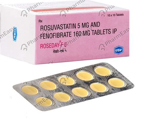 Roseday F 5mg Strip Of 10 Tablets Uses Side Effects Price And Dosage