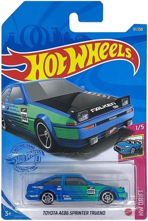 Hot Wheels Toyota AE86 Sprinter Trueno Azul 31250 Drift 15 Yaxa Guatemala