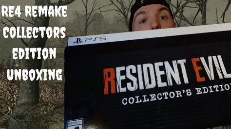 Re4 Remake Collectors Edition Unboxing Youtube