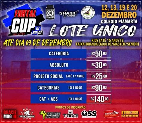 Já confirmou seu lugar no Fortal Cup Veja a pré checagem atualizada e