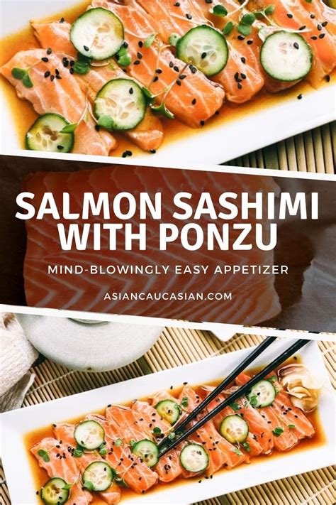 Salmon Sashimi With Ponzu Artofit