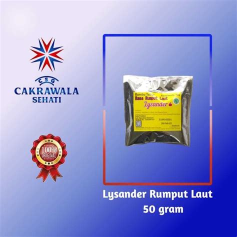 Jual Lysander Bumbu Tabur Serbaguna Rasa Rumput Laut G Di Seller