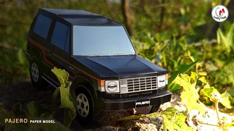 How To Make A D Paper Car Diy Papercraft Car Mitsubishi Pajero