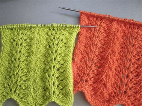 Free Knitting Patterns Feather And Fan Stitch Lace Pattern