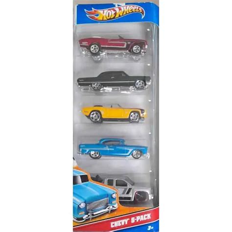 Embalagem Danificada Hot Wheels Pack De Chevy Universo Hot Wheels