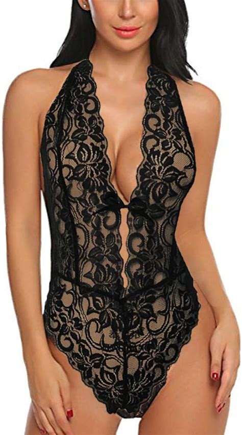 Women Lingerie Sexy Sets Women One Piece Sexy Backless Lingerie Lace V