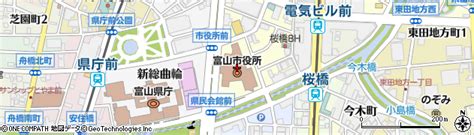 富山県富山市の地図 住所一覧検索｜地図マピオン