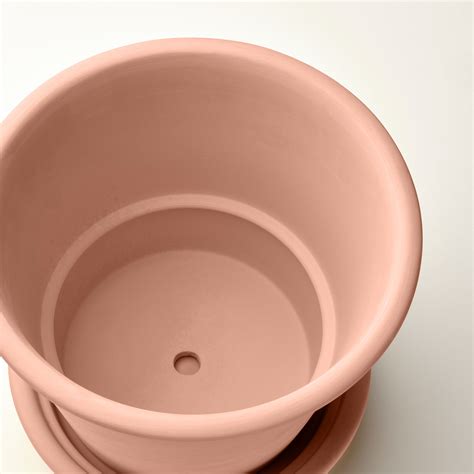 Muskotblomma Plant Pot With Saucer In Outdoor Terracotta Cm Ikea