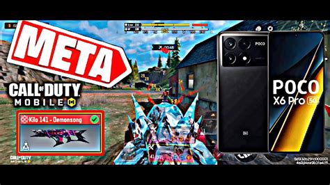 Poco X6 Pro Gametest Call Of Duty Mobile Intense Using Meta Kilo141