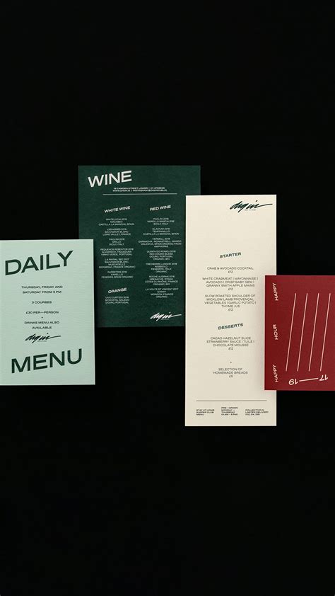 Dig In Dublin Restaurant Branding Menu Design Inspiration