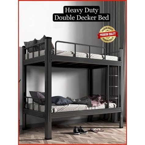 high quality heavy duty thick double decker bed besi katil tidur
