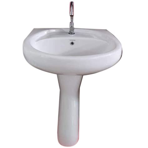 Ceramic Pedestal Wash Basin White Wall Mounted At Rs 3760 In Gorakhpur