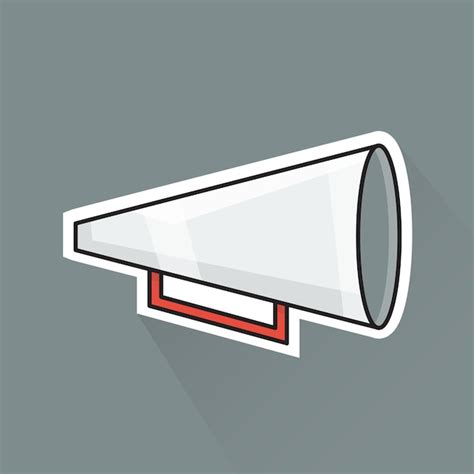 Premium Vector Illustration Vector Of Megaphone In Flat Design