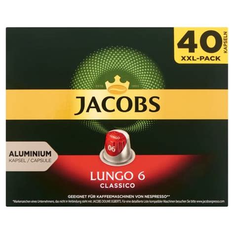 Jacobs Classico Lungo Nespresso Kompatibilis K V Kapszula